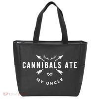 Cannibals Ate My Uncle Joe Biden Political Parody Tote Bag thumb 0