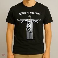 Come At Me Bro Funny Jesus T-Shirt thumb 3