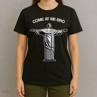 Come At Me Bro Funny Jesus T-Shirt thumb 4
