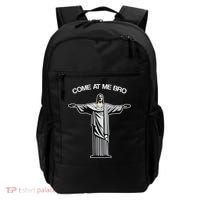 Come At Me Bro Funny Jesus Backpack thumb 0
