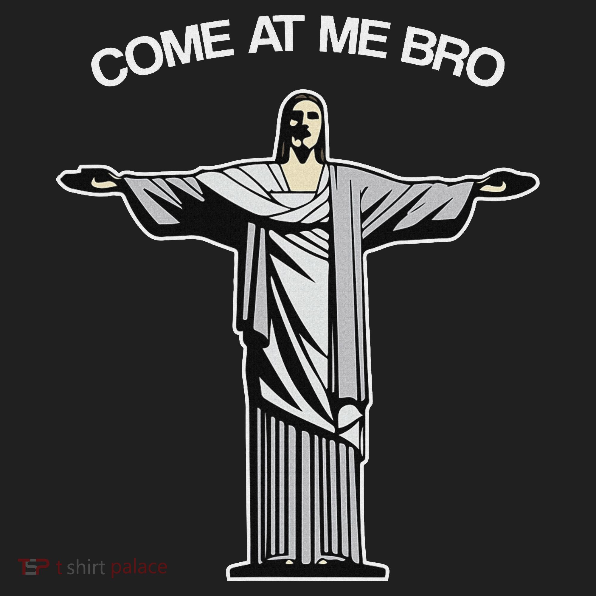 Come At Me Bro Funny Jesus Beanie