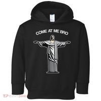 Come At Me Bro Funny Jesus Toddler Hoodie thumb 0