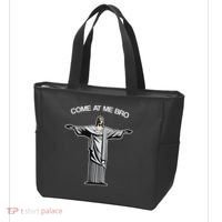 Come At Me Bro Funny Jesus Tote Bag thumb 3