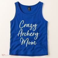 Crazy Archery Mom Mother's Day Gift For Archer Bow Meaningful Gift Tank Top thumb 2