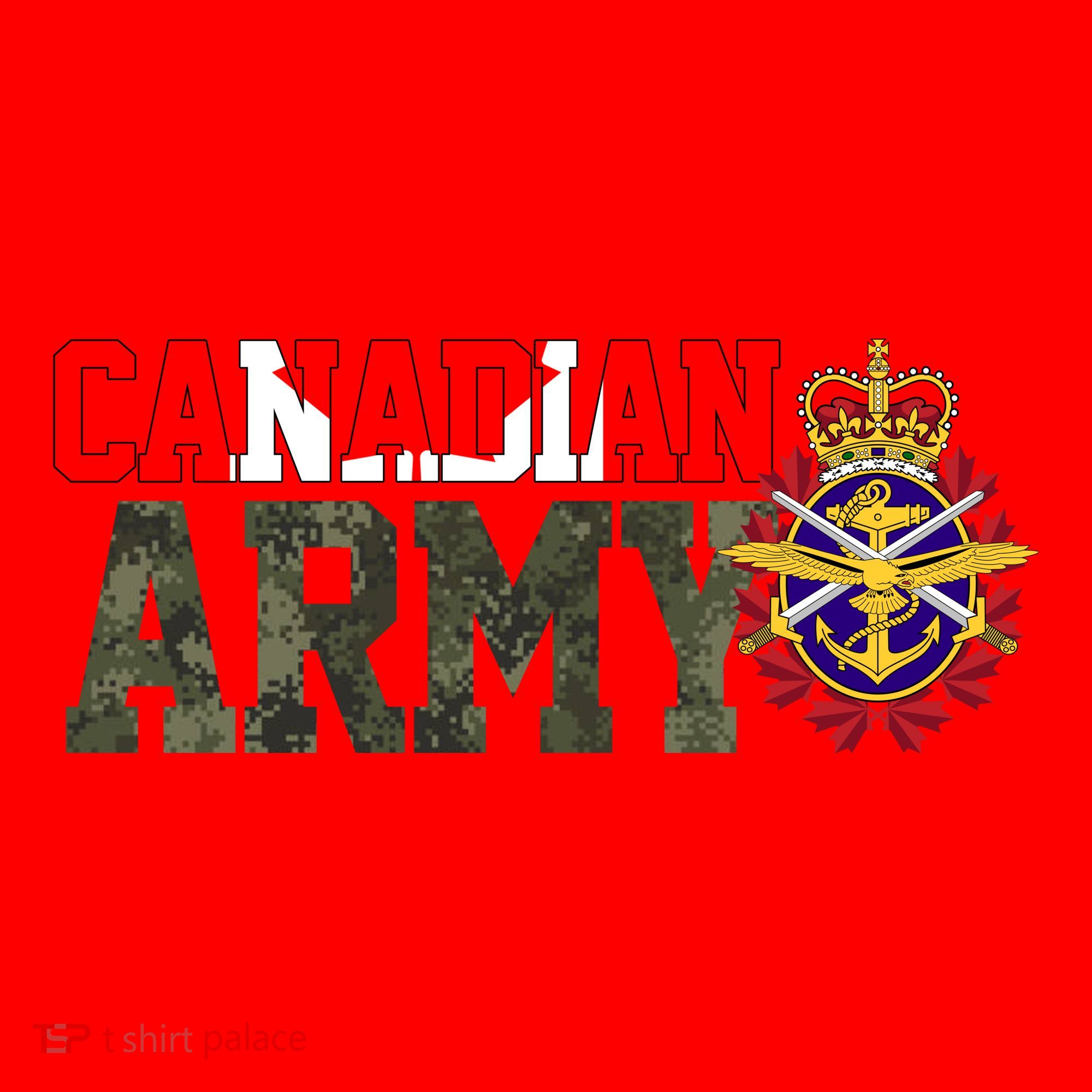 Canadian Army Military Veteran Santa Hat
