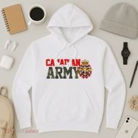 Canadian Army Military Veteran Hoodie thumb 3