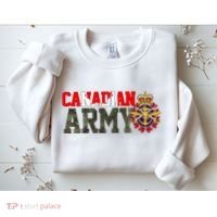 Canadian Army Military Veteran Sweatshirt thumb 2