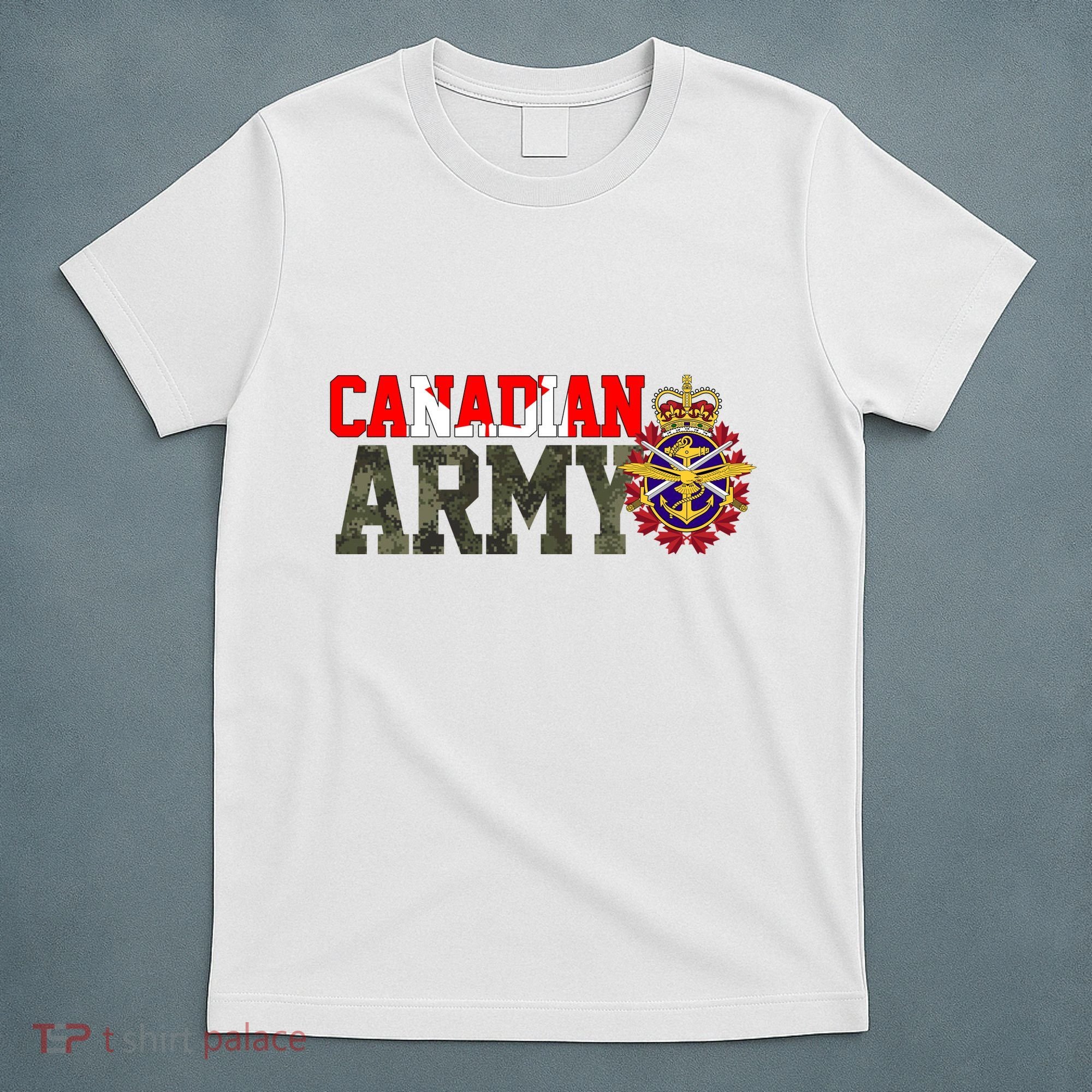 Canadian Army Military Veteran T-Shirt