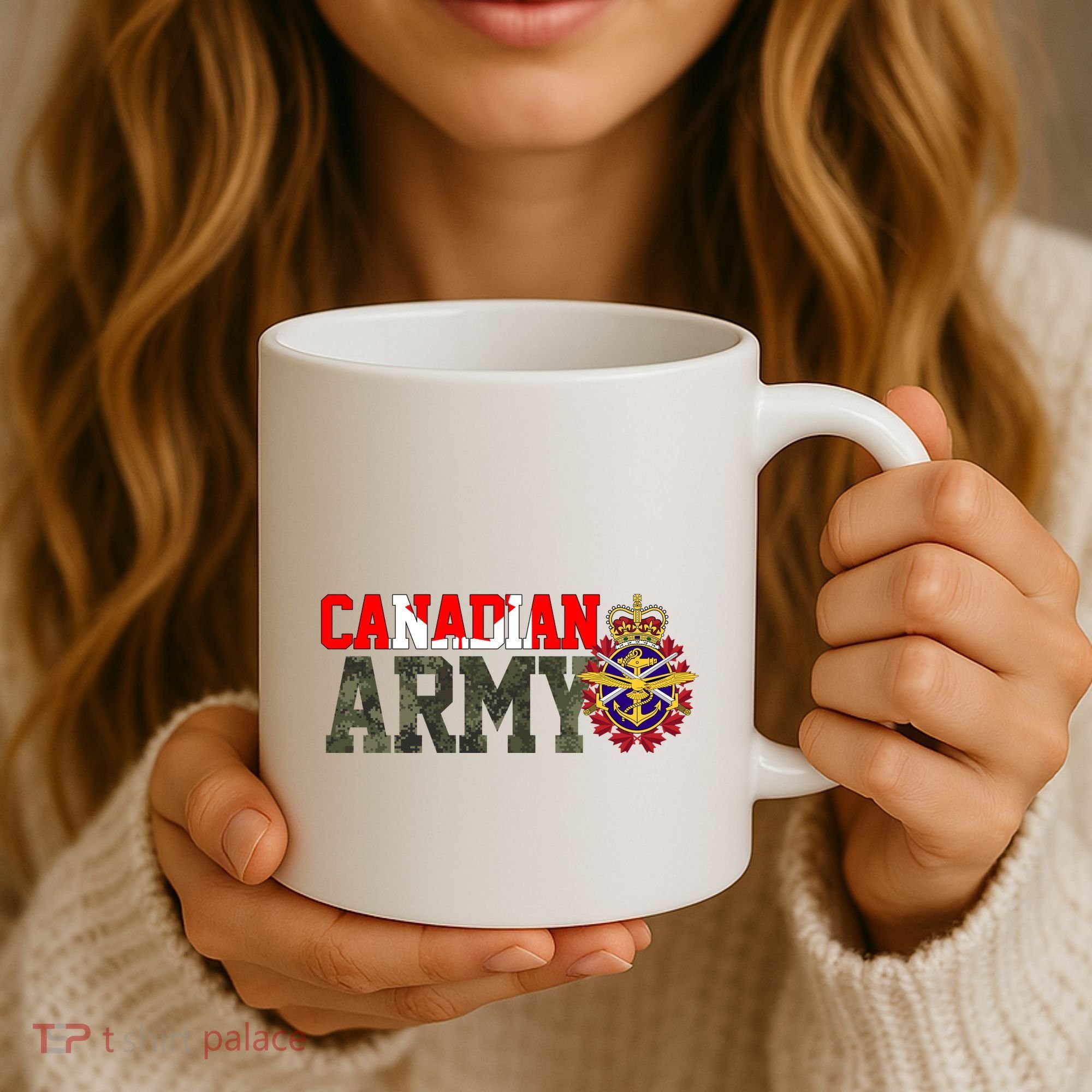 Canadian Army Military Veteran Coffee Mug