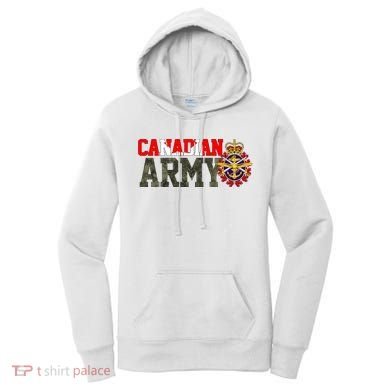 Canadian Army Military Veteran Women's Hoodie