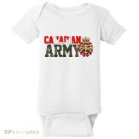 Canadian Army Military Veteran Baby Bodysuit thumb 0
