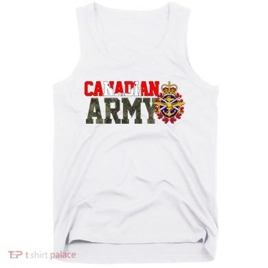 Canadian Army Military Veteran Tank Top