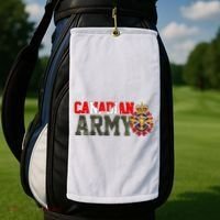 Canadian Army Military Veteran Golf Towel thumb 2