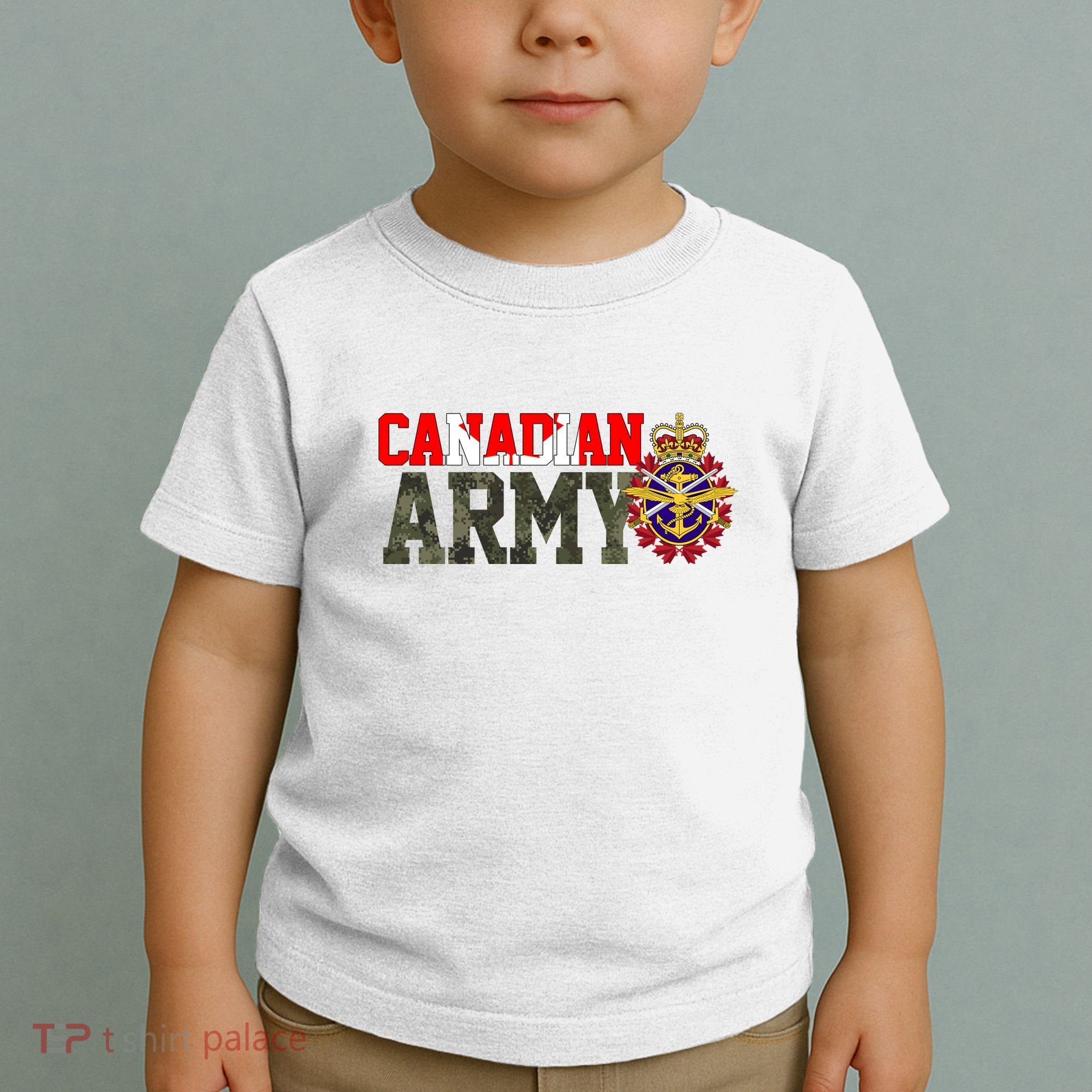 Canadian Army Military Veteran Toddler T-Shirt