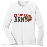Canadian Army Military Veteran Women's Long Sleeve Shirt thumb 0