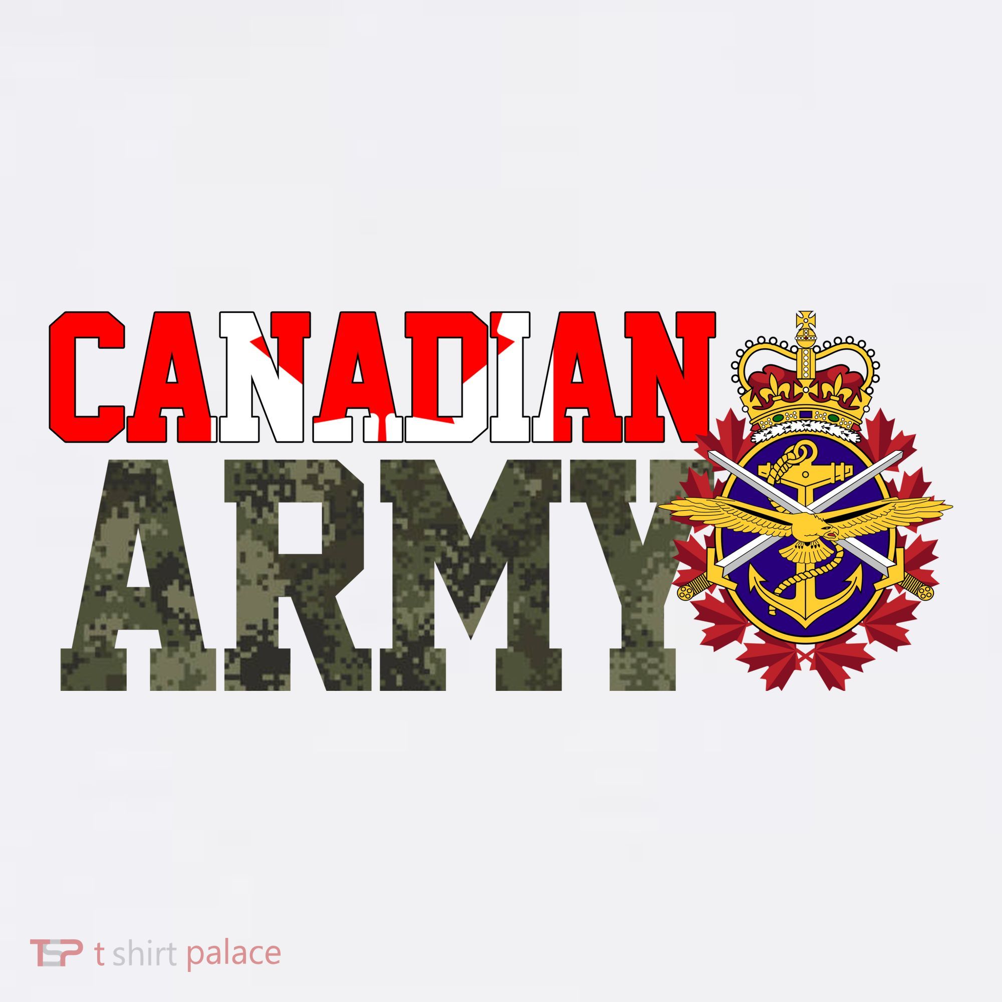 Canadian Army Military Veteran Kids Sweatshirt