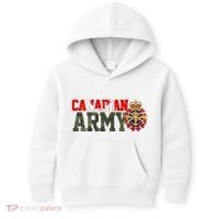 Canadian Army Military Veteran Kids Hoodie thumb 0