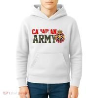 Canadian Army Military Veteran Kids Hoodie thumb 4