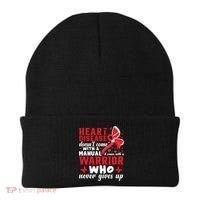 Chd Awareness Month Heart Disease Great Gift Beanie thumb 0