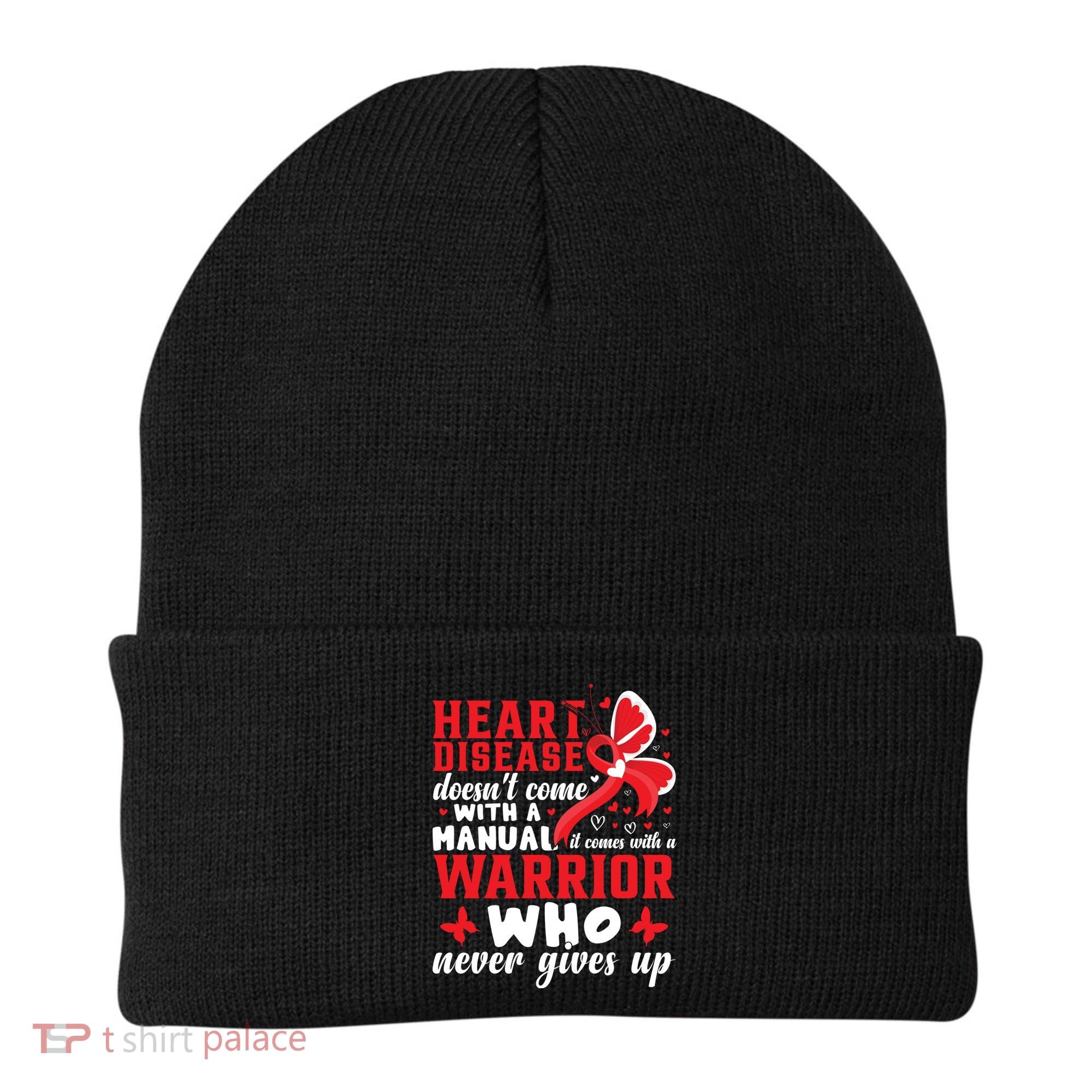 Chd Awareness Month Heart Disease Great Gift Beanie