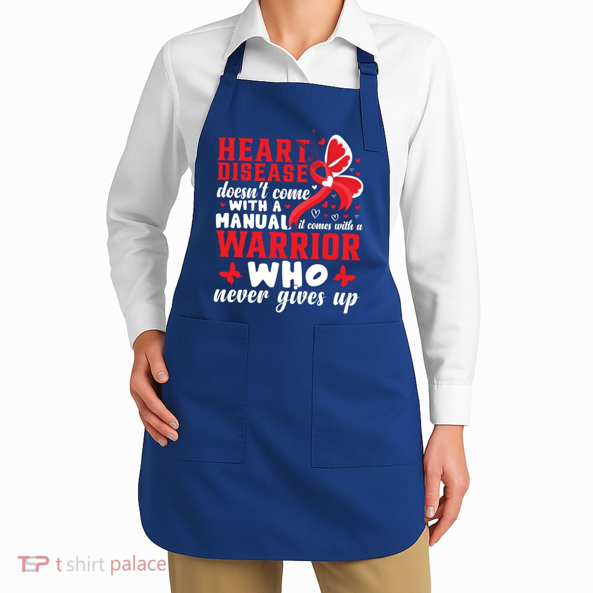 Chd Awareness Month Heart Disease Great Gift Apron