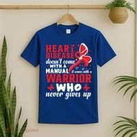 Chd Awareness Month Heart Disease Great Gift T-Shirt thumb 2