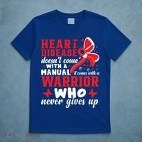 Chd Awareness Month Heart Disease Great Gift T-Shirt thumb 5