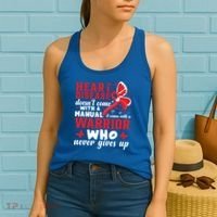 Chd Awareness Month Heart Disease Great Gift Women's Tank Top thumb 2