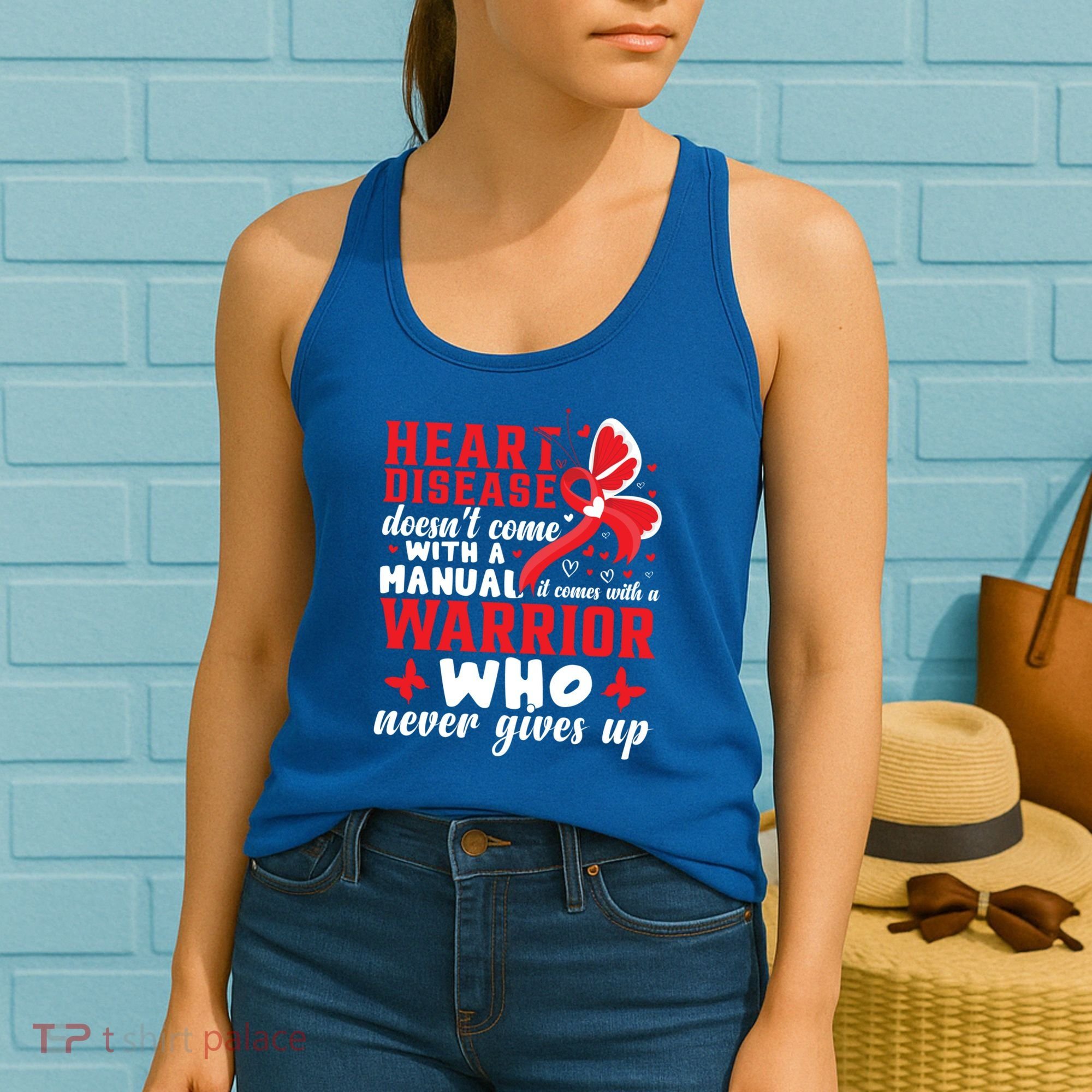 Chd Awareness Month Heart Disease Great Gift Women's Tank Top