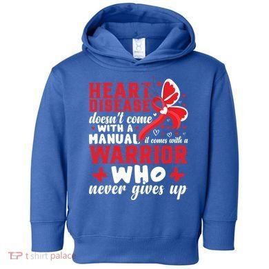 Chd Awareness Month Heart Disease Great Gift Toddler Hoodie