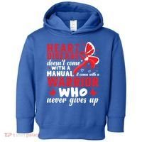 Chd Awareness Month Heart Disease Great Gift Toddler Hoodie thumb 0
