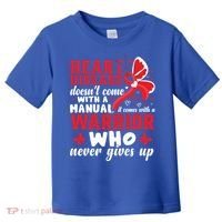 Chd Awareness Month Heart Disease Great Gift Toddler T-Shirt thumb 0