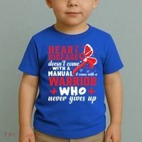 Chd Awareness Month Heart Disease Great Gift Toddler T-Shirt thumb 2