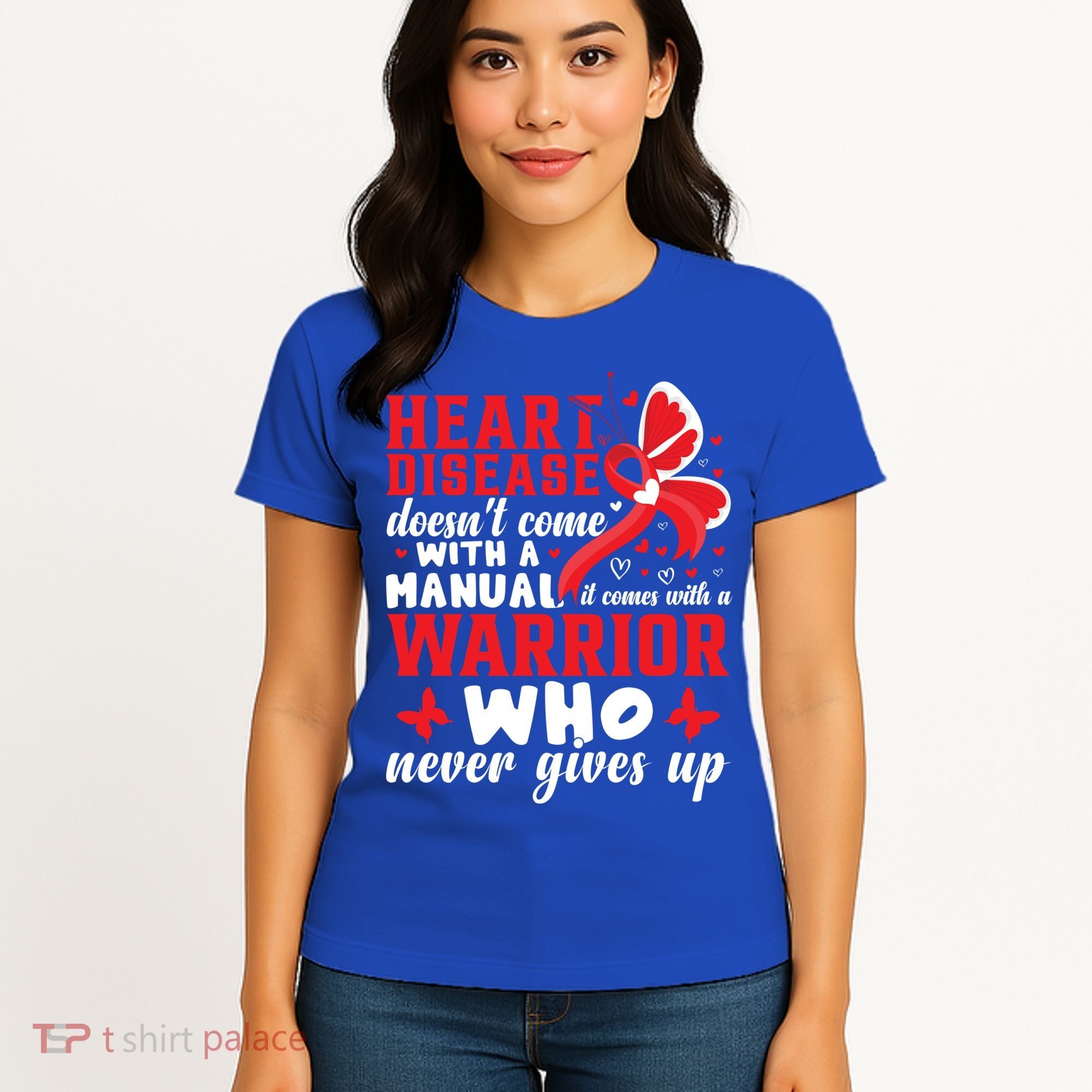 Chd Awareness Month Heart Disease Great Gift Women's T-Shirt