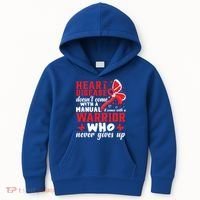 Chd Awareness Month Heart Disease Great Gift Kids Hoodie thumb 0