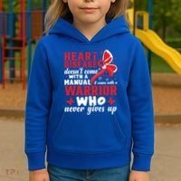 Chd Awareness Month Heart Disease Great Gift Kids Hoodie thumb 3