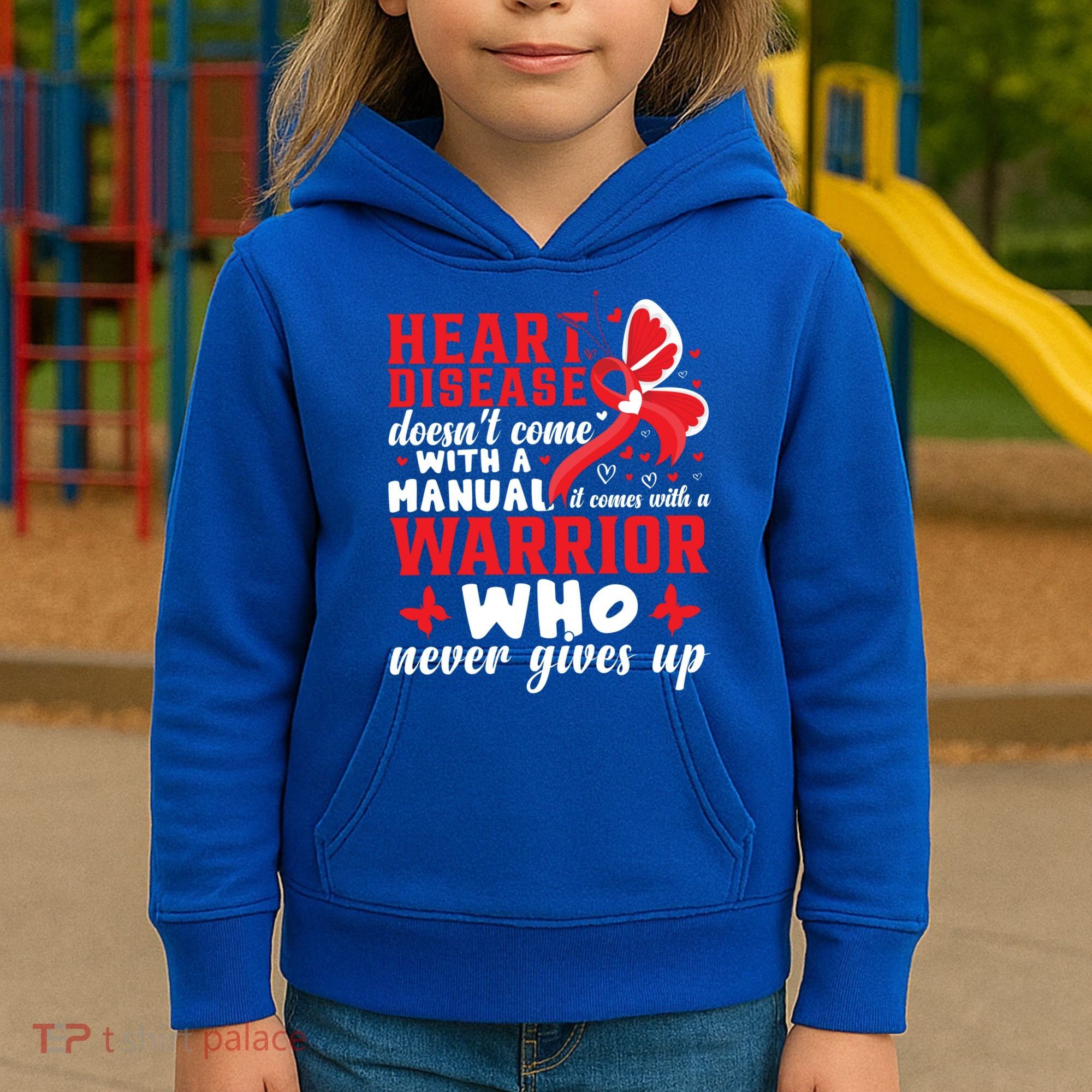 Chd Awareness Month Heart Disease Great Gift Kids Hoodie