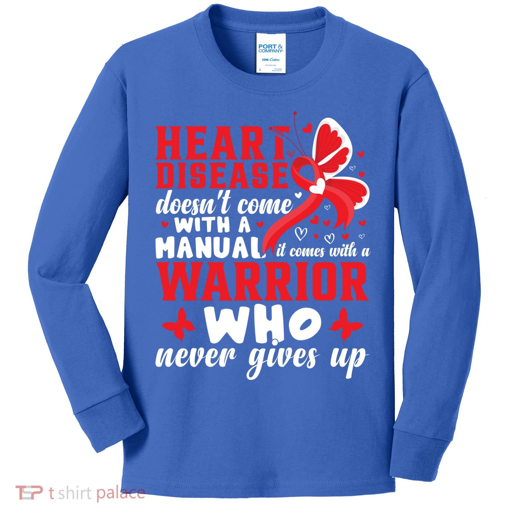 Chd Awareness Month Heart Disease Great Gift Kids Long Sleeve Shirt