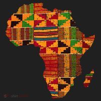 Cool Africa Map Kente Cloth Gift For Men Women African Lover Beanie thumb 2