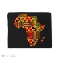 Cool Africa Map Kente Cloth Gift For Men Women African Lover Mousepad thumb 0