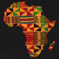 Cool Africa Map Kente Cloth Gift For Men Women African Lover Toddler T-Shirt thumb 4