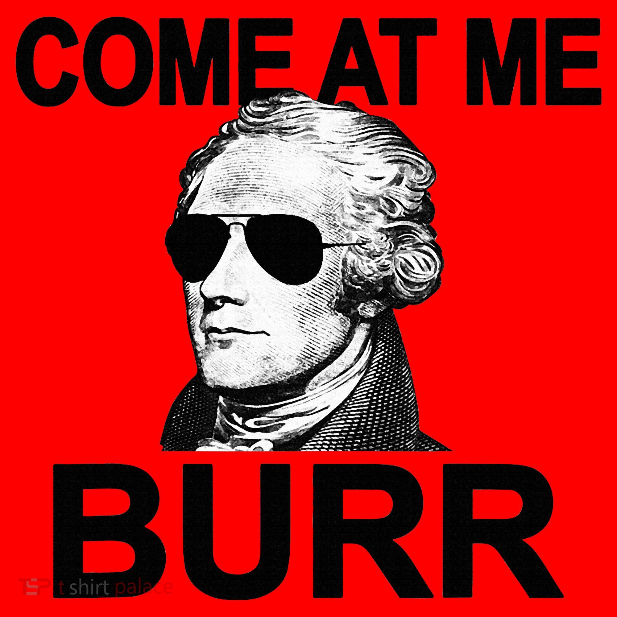 Come At Me Burr Funny History Alexander Hamilton Santa Hat