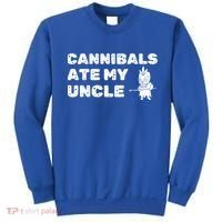 Cannibals Ate My Uncle Joe Biden Political Satire Trump 2024 Sweatshirt thumb 0