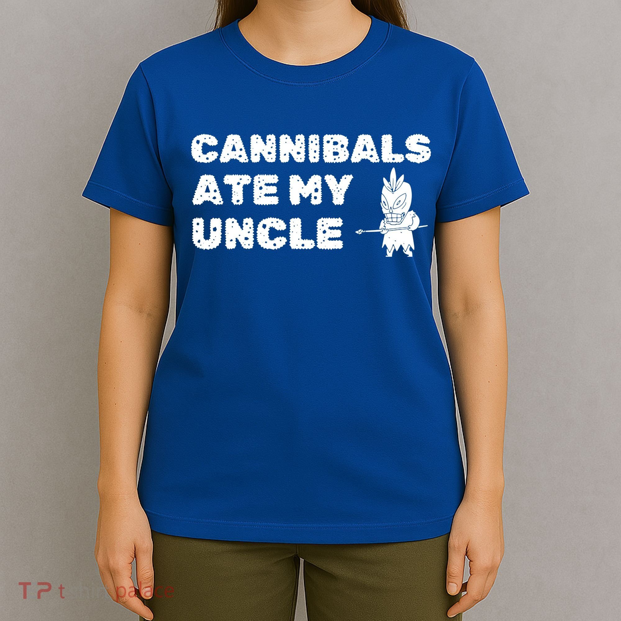Cannibals Ate My Uncle Joe Biden Political Satire Trump 2024 T-Shirt