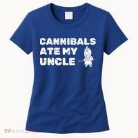 Cannibals Ate My Uncle Joe Biden Political Satire Trump 2024 Women's T-Shirt thumb 0