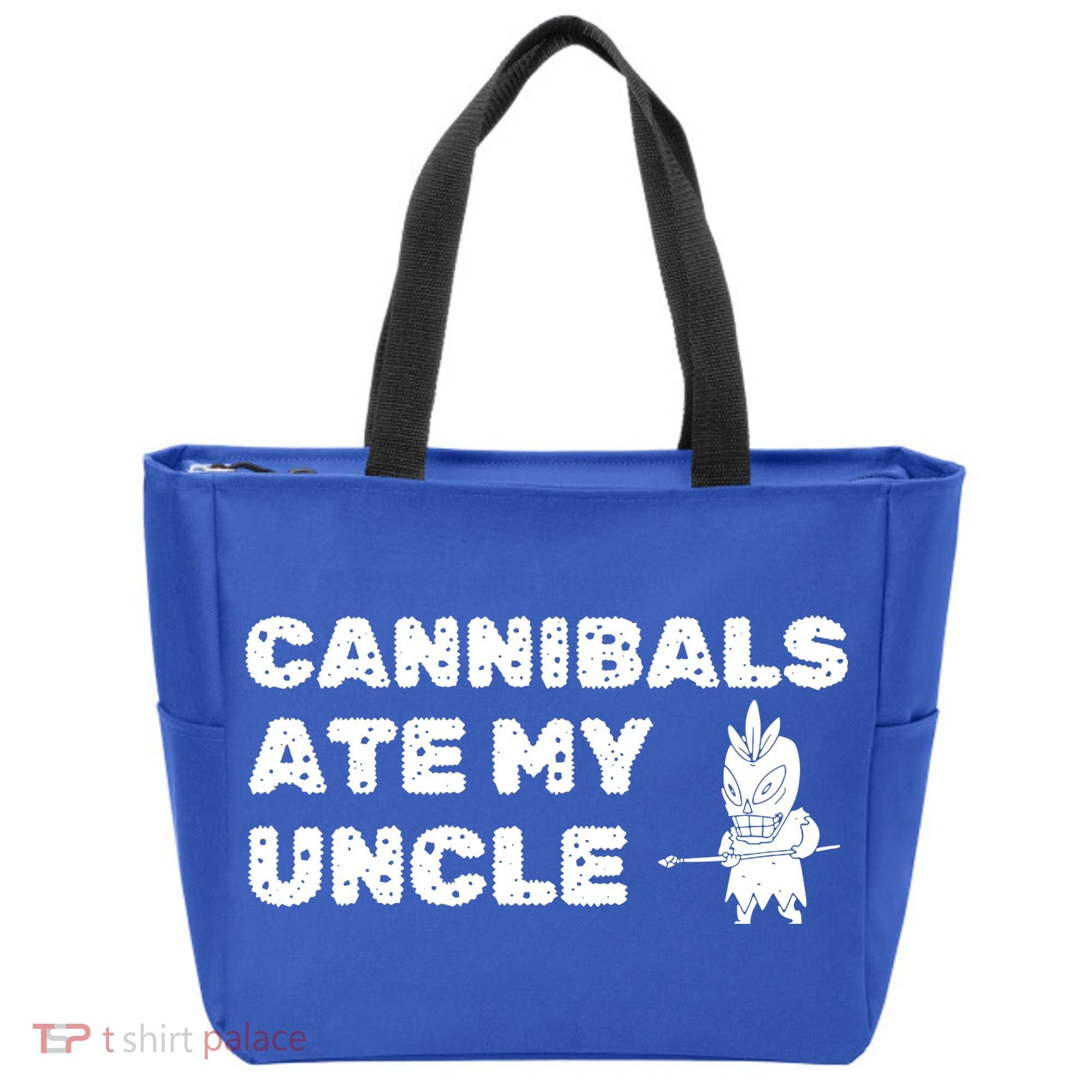Cannibals Ate My Uncle Joe Biden Political Satire Trump 2024 Tote Bag