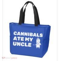 Cannibals Ate My Uncle Joe Biden Political Satire Trump 2024 Tote Bag thumb 3
