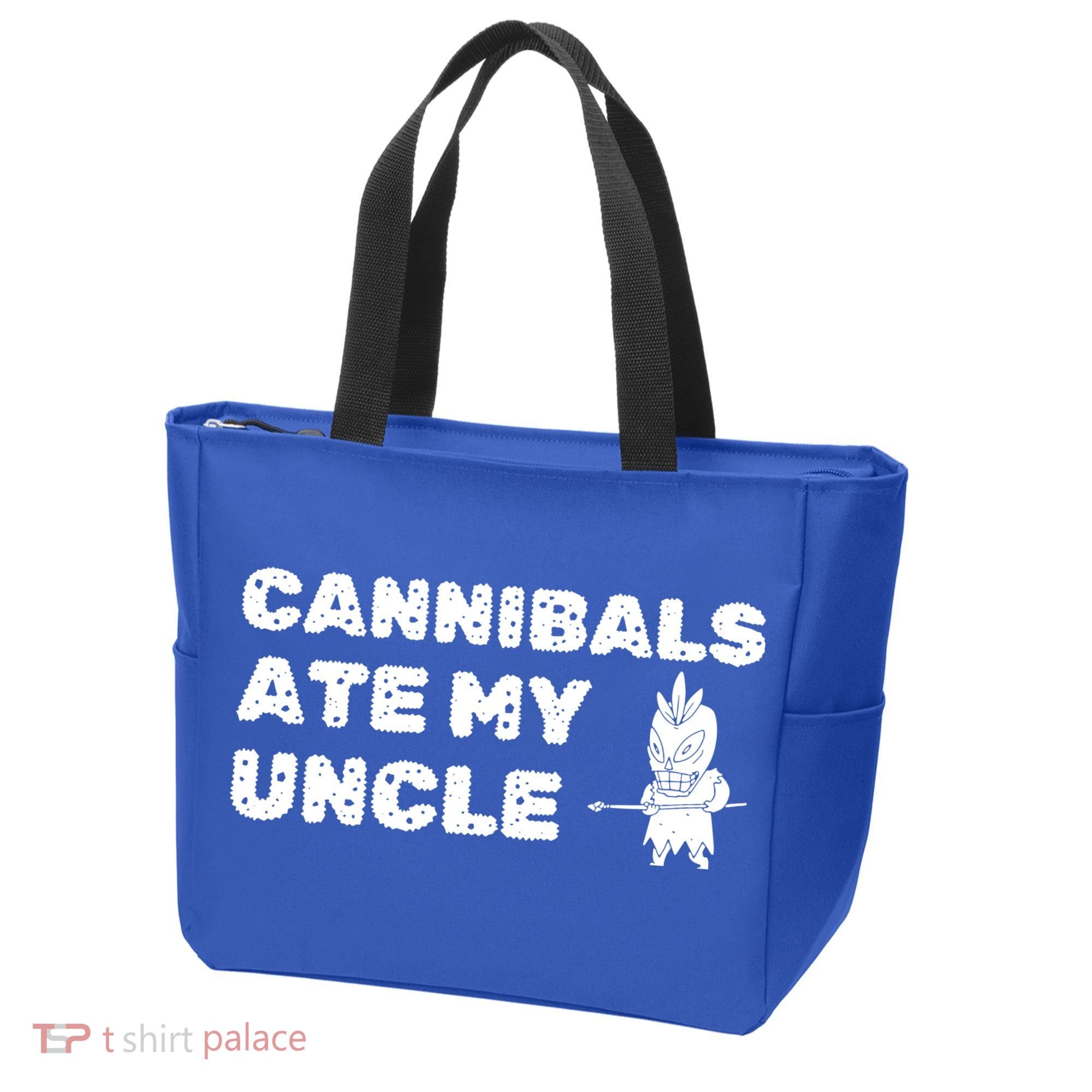 Cannibals Ate My Uncle Joe Biden Political Satire Trump 2024 Tote Bag