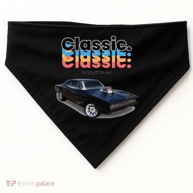 Classic American Muscle Car USA-Made Doggie Bandana