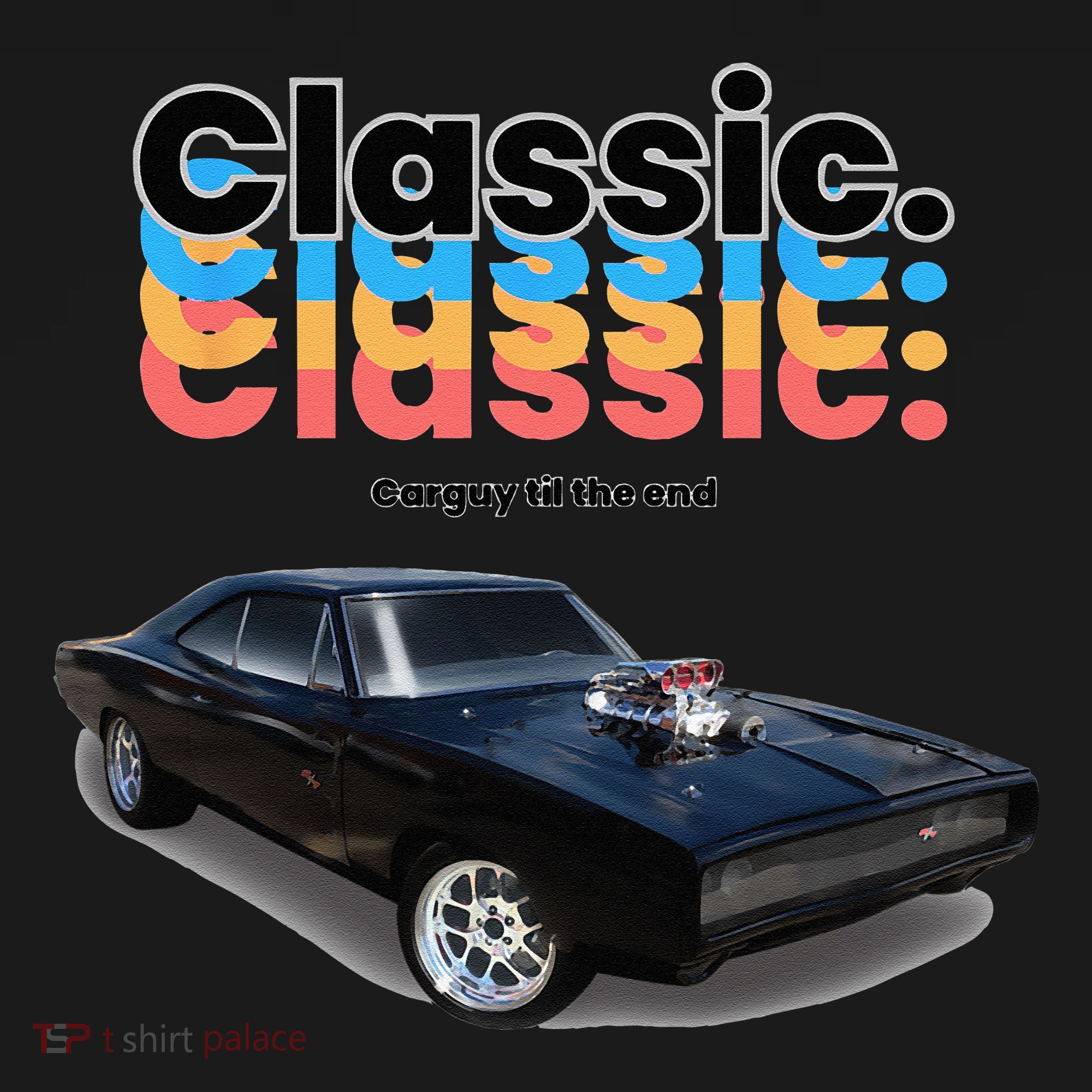 Classic American Muscle Car Long Sleeve Shirt